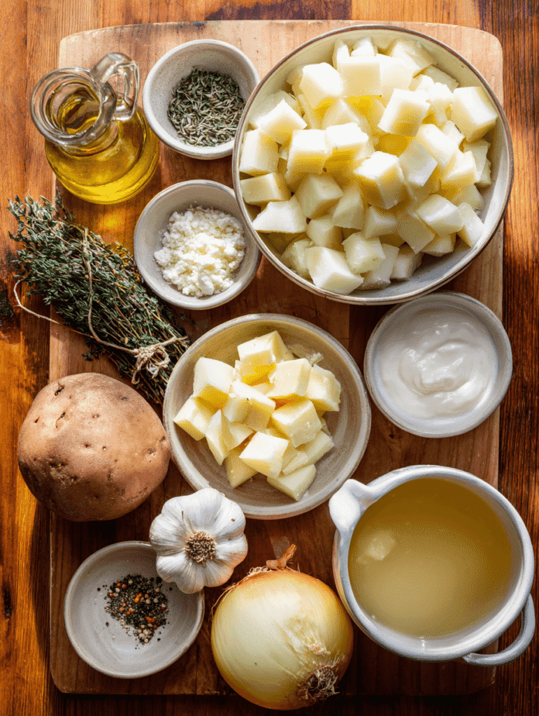 crock pot potato soup ingredients