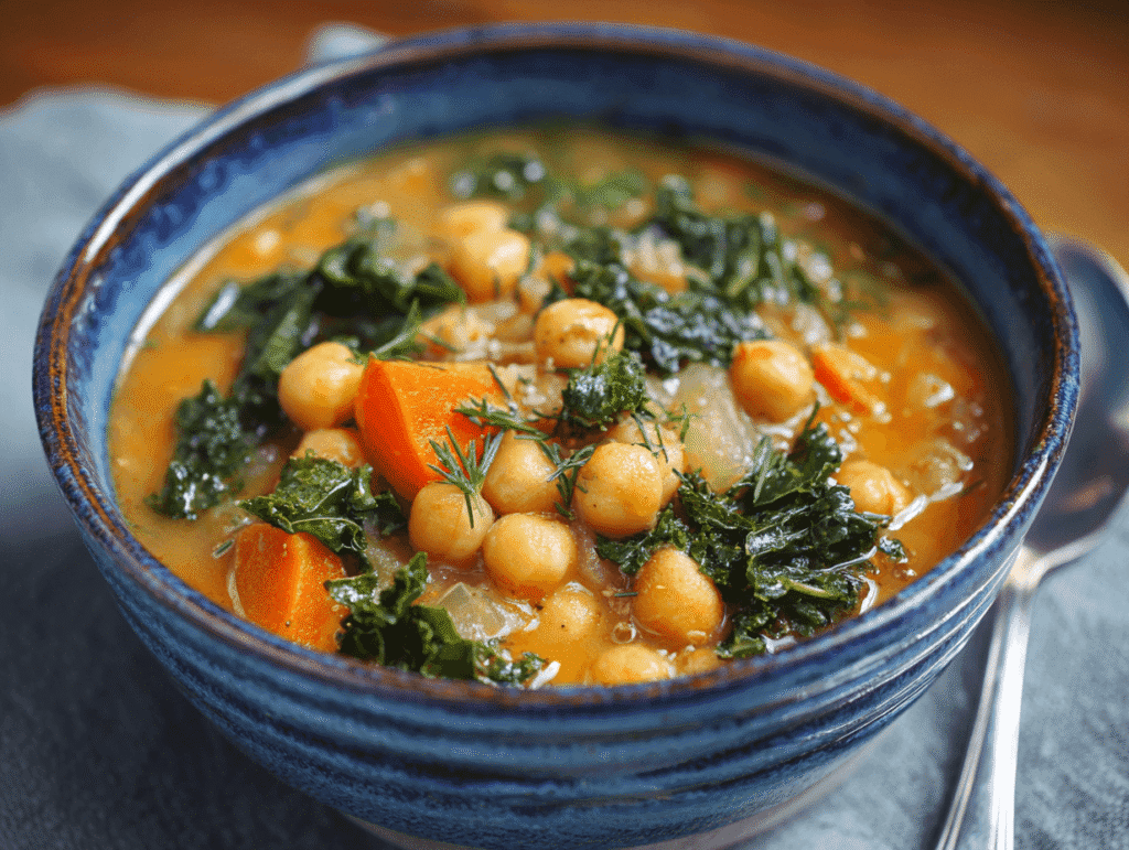 Fresh ingredients for freezer-friendly gut-healthy soup recipes