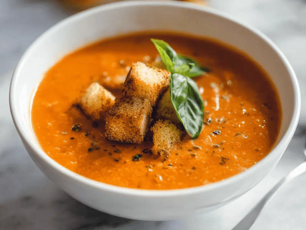 How to Make Creamy Tomato Basil Soup