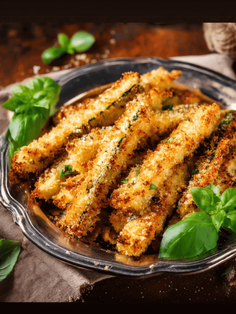 easy baked zucchini to serve with chicken noodle soup