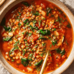 serving high protein soup