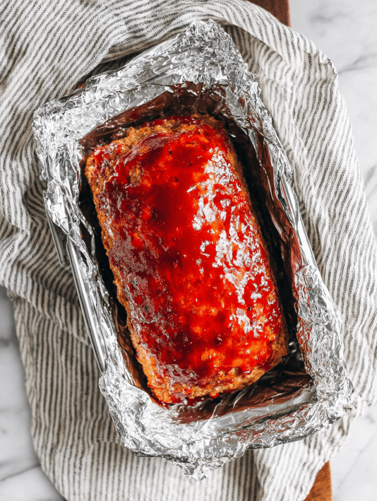 lipton-onion-soup-meatloaf-baked-and-glazed