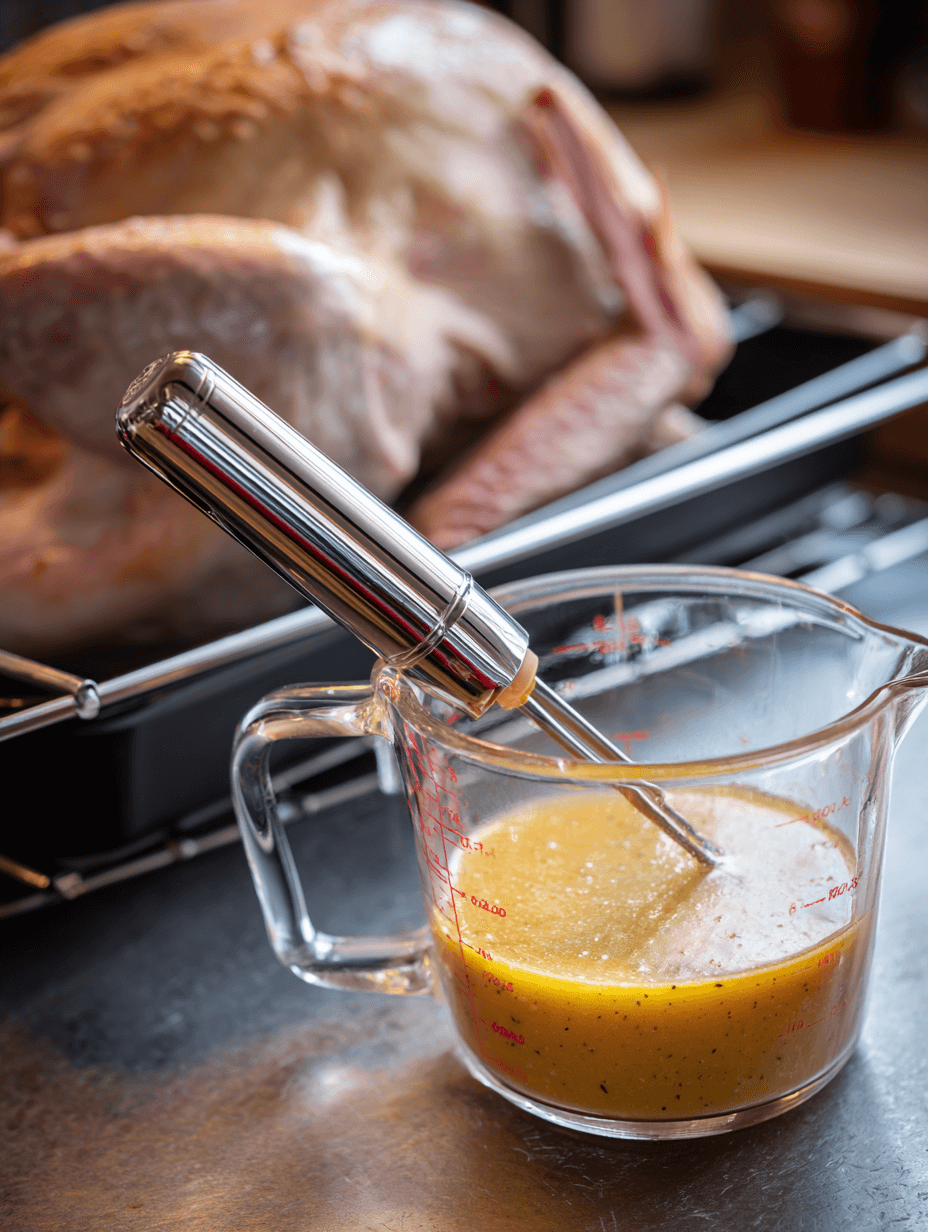 load meat injector turkey injection recipe