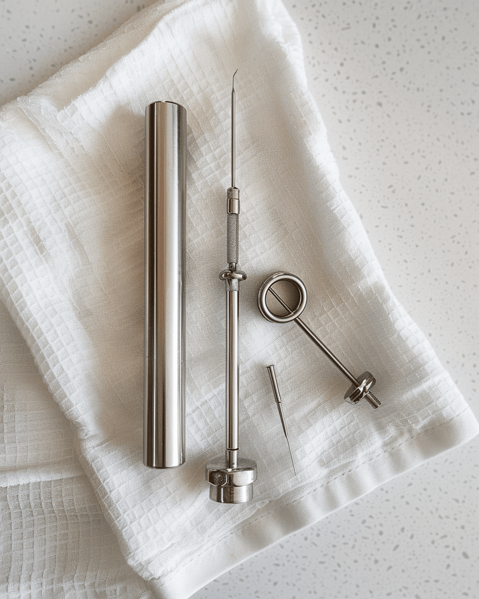 stainless steel meat injector turkey injection