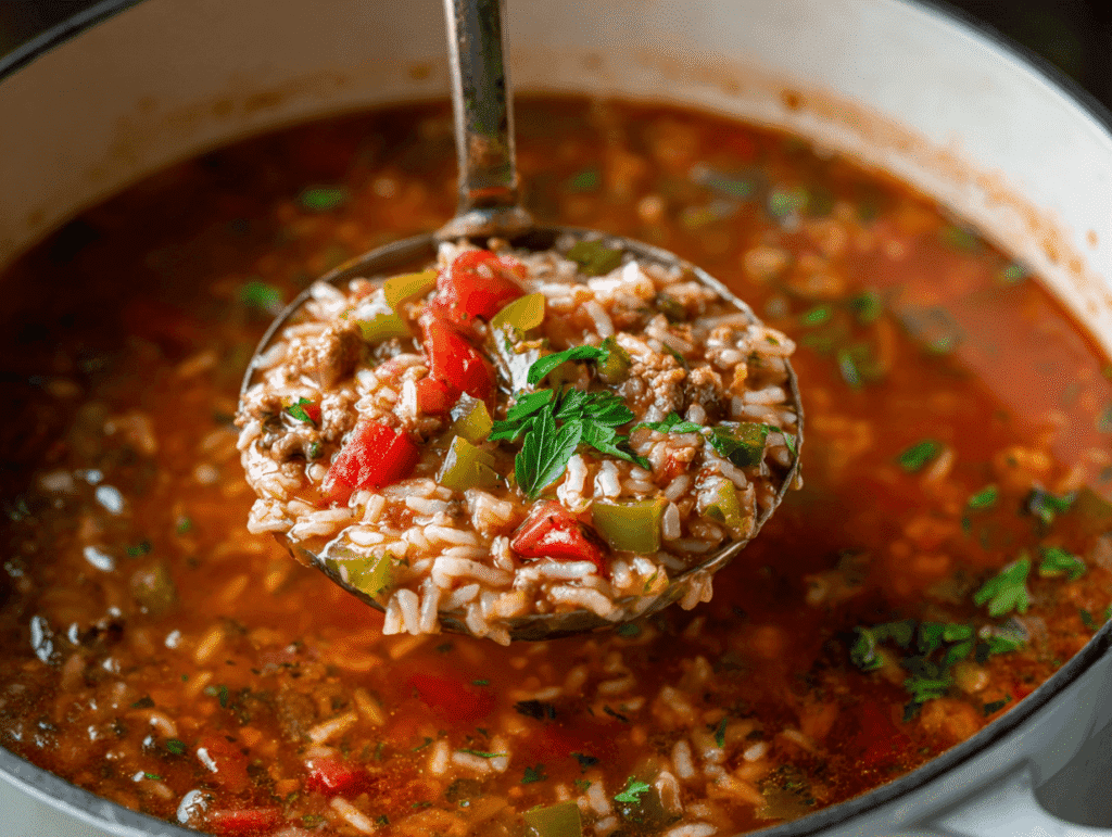 stuffed pepper soup recipe