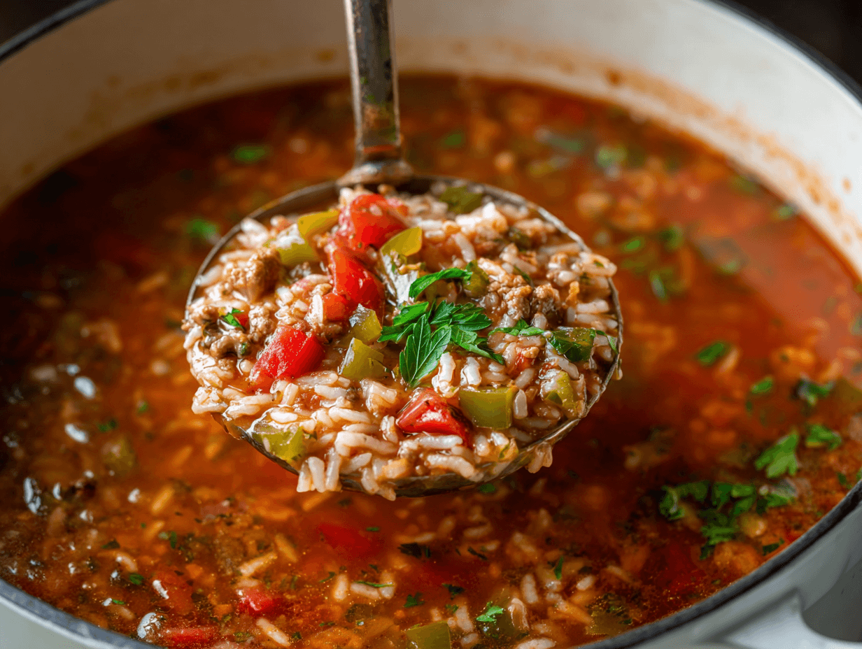 stuffed pepper soup recipe