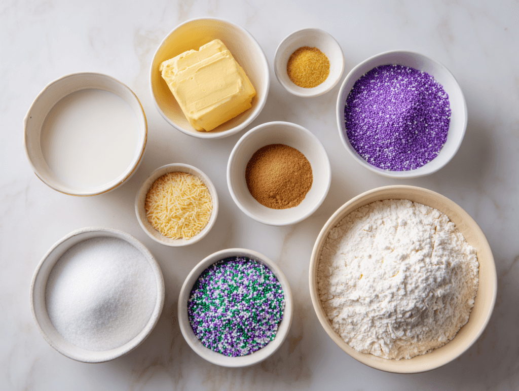 Air Fryer Mini King Cakes With a Joyful Mardi Gras Bite 2 Ingredients for Air Fryer Mini King Cakes