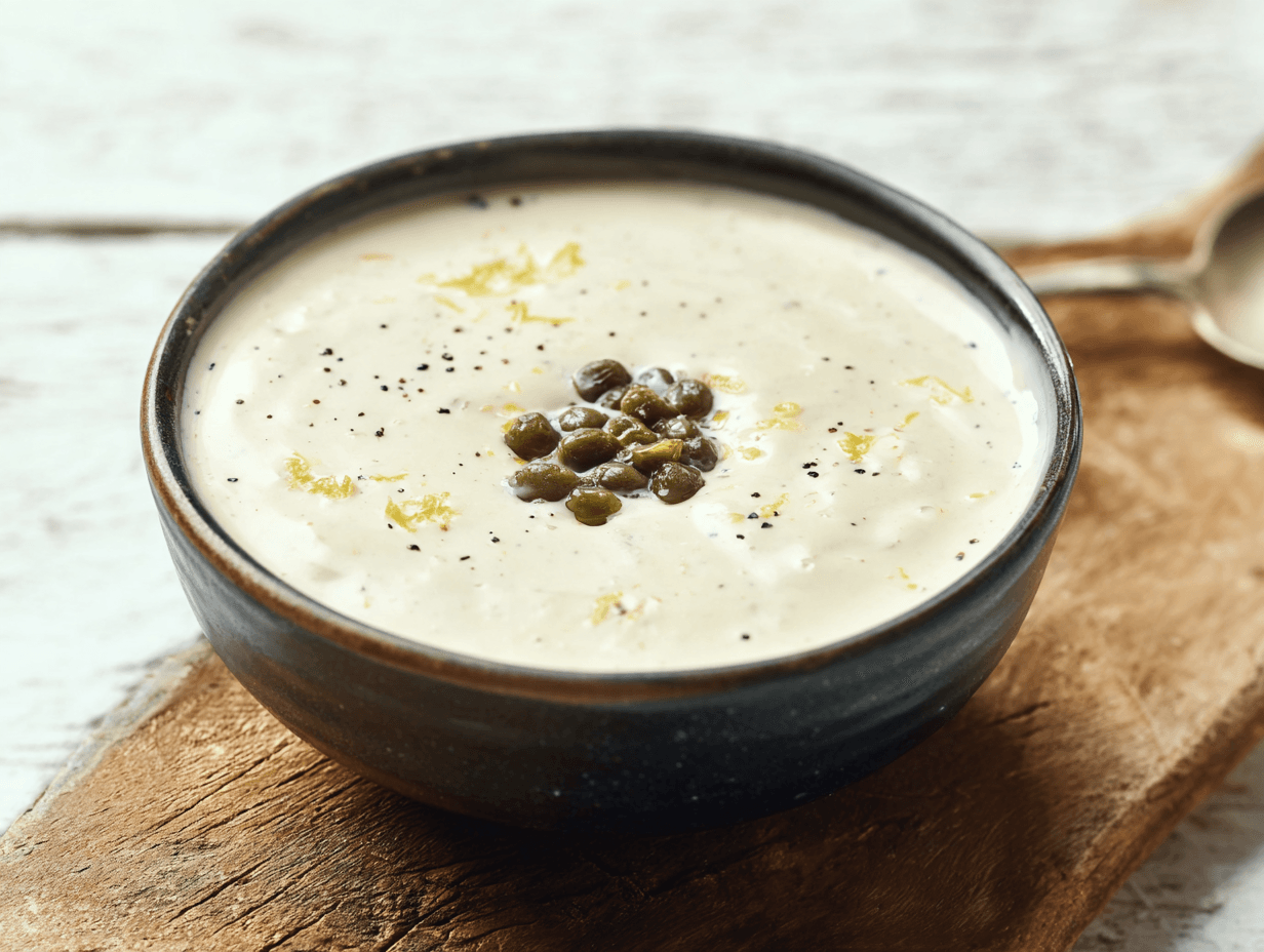 Classic 5-Minute Caesar Dressing: Creamy, Fast, and Weeknight-Friendly 4 Classic 5-Minute Caesar Dressing in a bowl