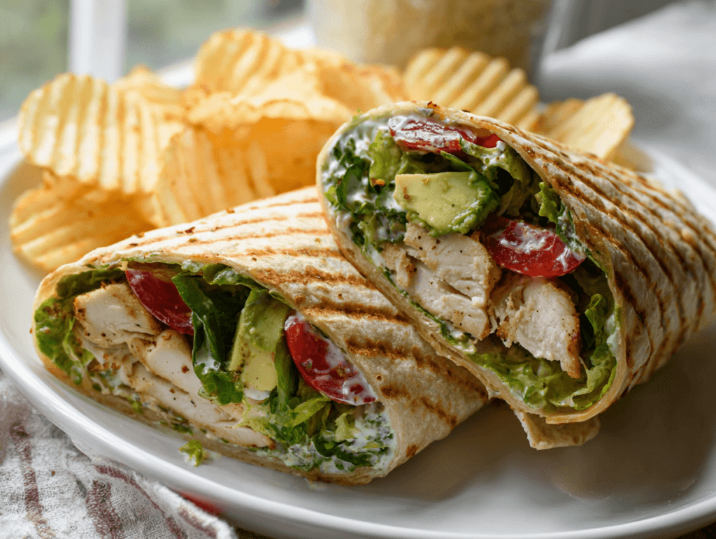 Chicken Caesar Wrap Recipe Easy