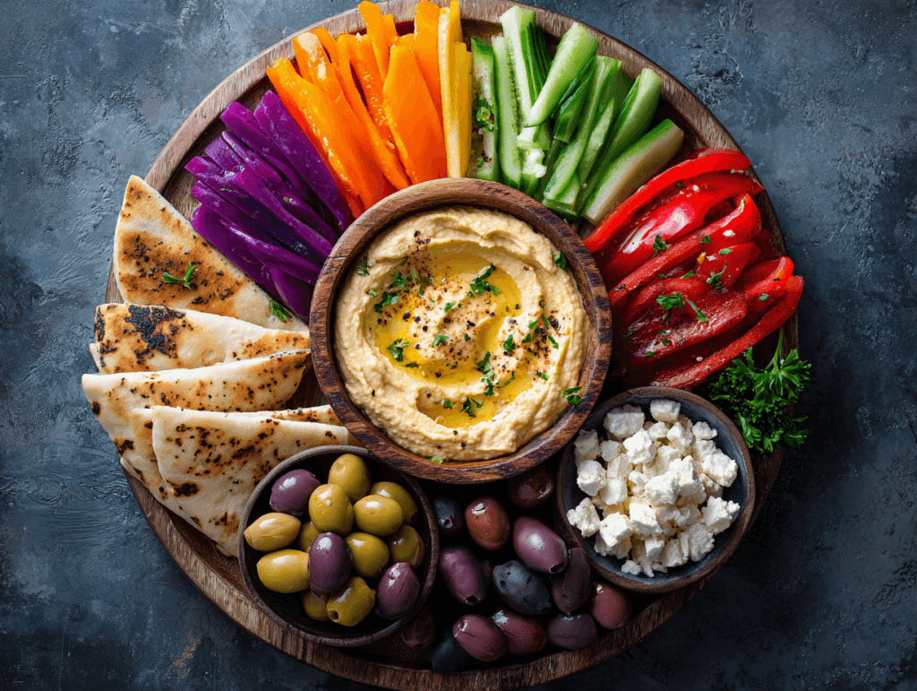 snack-plate-dinner-hummus-boards-ingredients