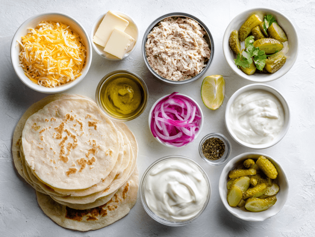 Tuna Melt Quesadillas That Stay Crispy and Cheesy 2 ingredients for tuna melt quesadillas