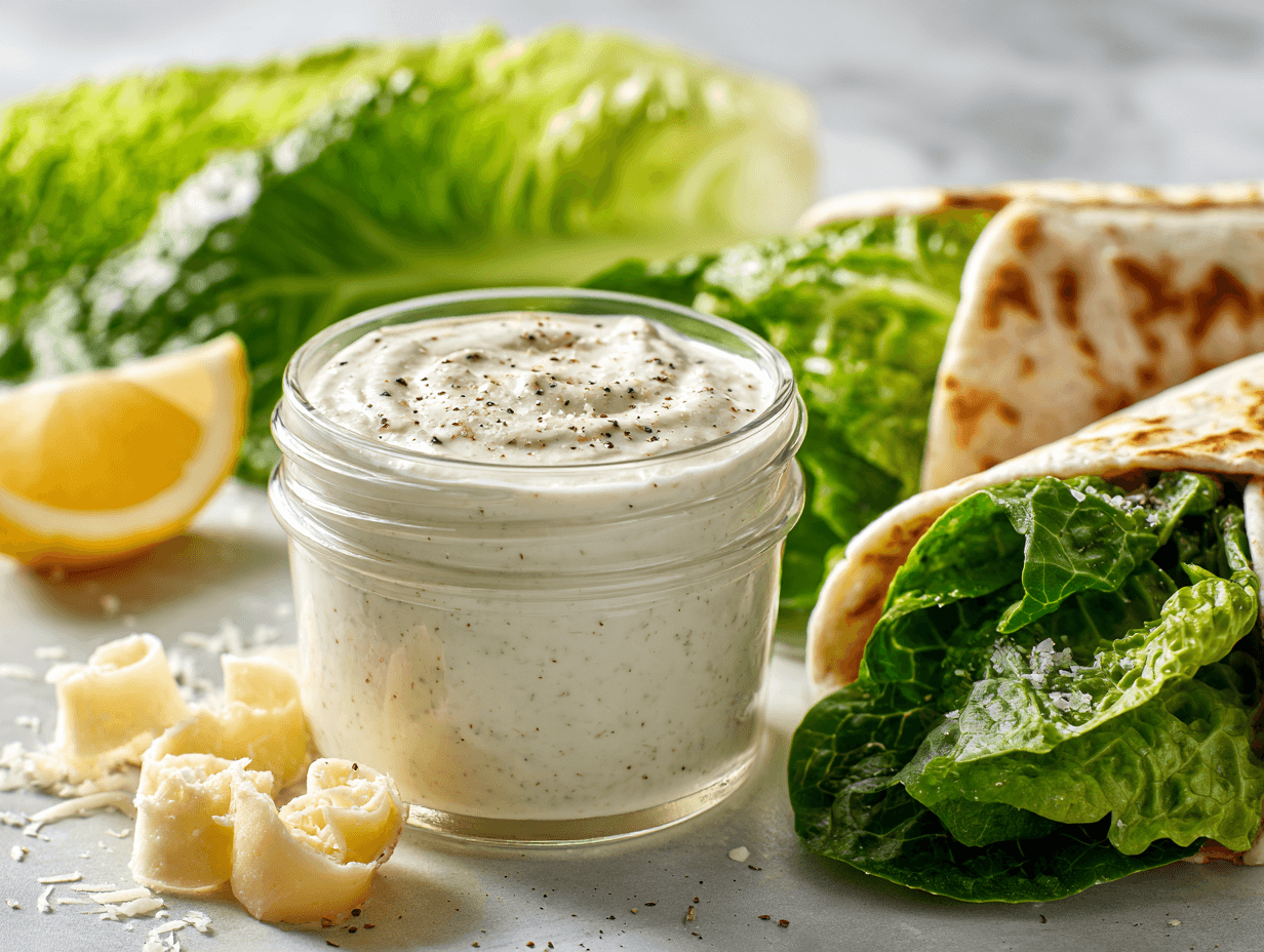Best Caesar Dressing for Wraps and Bowls (Creamy, Bold, Easy) 4 best caesar dressing for wraps and bowls in a jar
