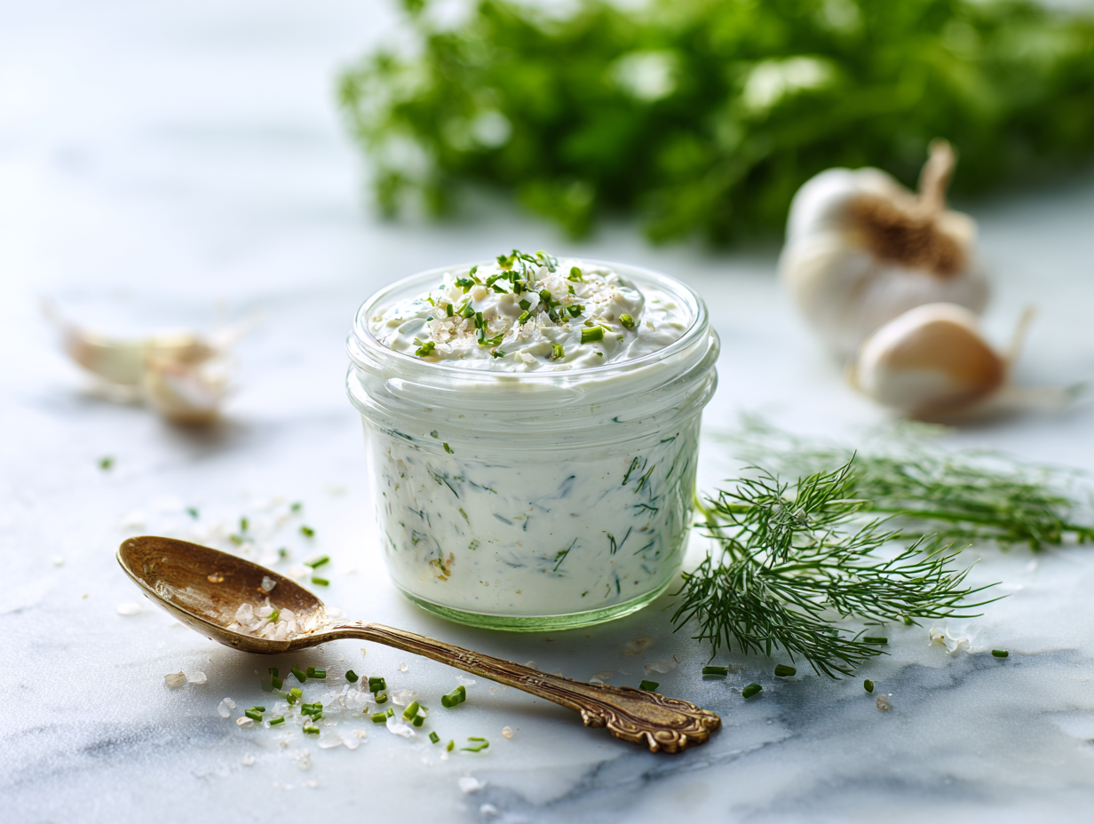 Homemade Buttermilk Ranch Dressing: Creamy, Fresh, and Easy 4 homemade buttermilk ranch dressing in a glass jar
