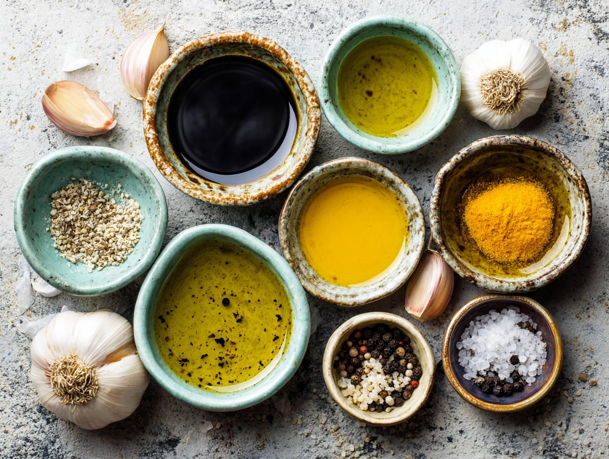 ingredients for all purpose vinaigrette