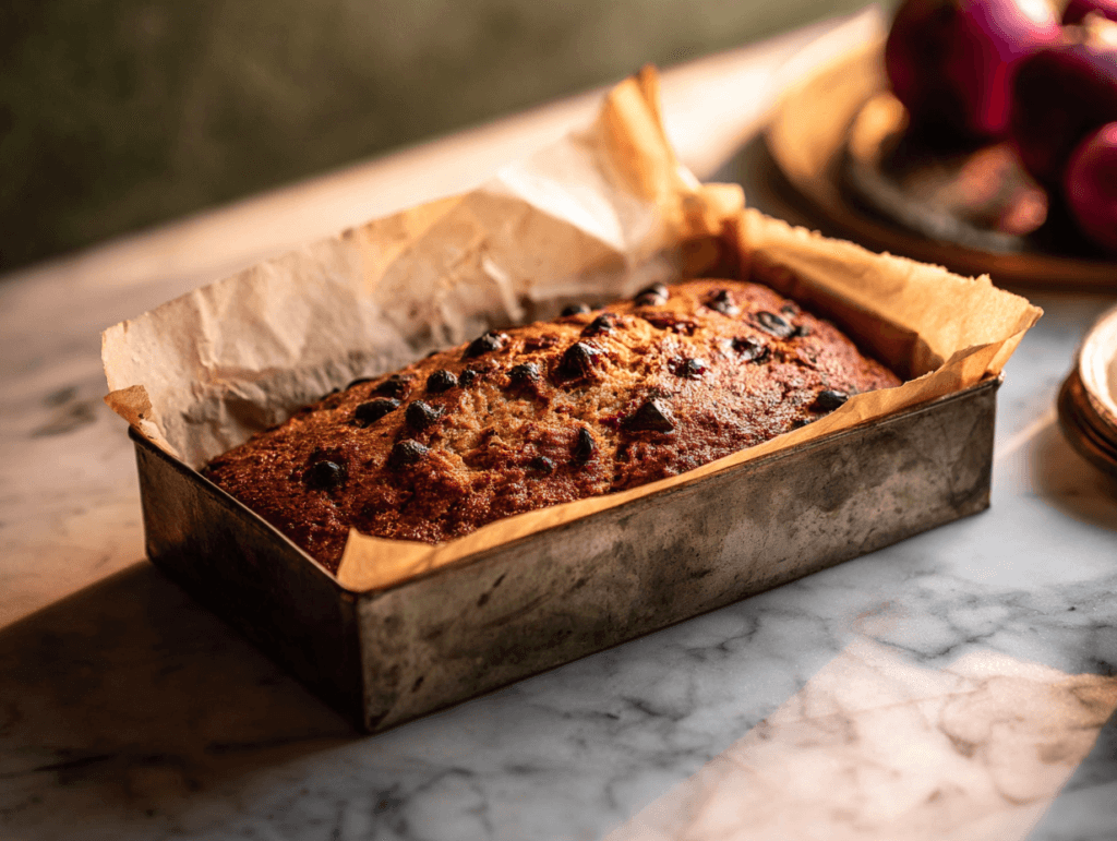 Banana Bread With Greek Yogurt – Moist, Easy Homemade Recipe 2 banana bread with greek yogurt and chocolate chips in loaf pan
